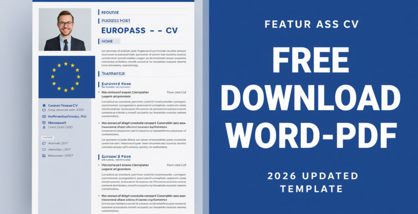 CV Format 2026 Template